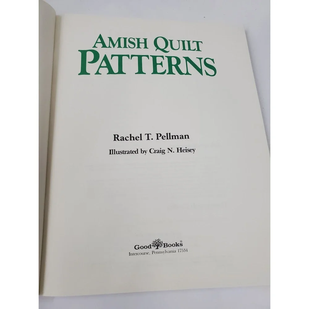 Amish Quilt Patterns Rachel T Pellman 1984 Good Books Templates Instructions